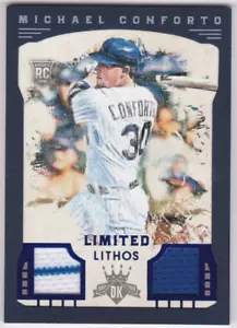 2016 Diamond Kings Limited Litho Materials Framed Blue Michael Conforto JSY /25 - Picture 1 of 1