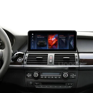 10.25" Android 13 Screen For BMW X5 X6 E70 E71 CarPlay Multimedia GPS Autoradio - Picture 1 of 10