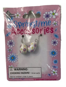 Easter Egg Earrings Dangle Hook Pierced Ears Earrings New NIP - Picture 1 of 11
