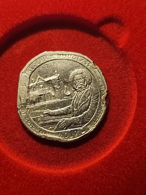 2017 Frederic Douglas error coin us quarter - Image 1 of 4