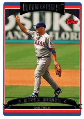 Kevin Mench OF Rangers Topps Baseball Card #198 2006 - Image 1 of 2