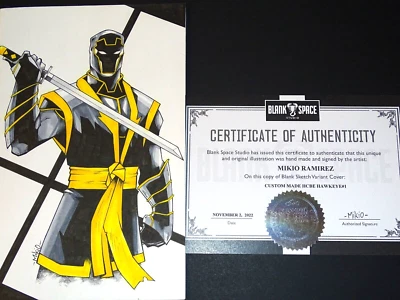 HAWKEYE #1 CUSTOM SKETCH VARIANT (2021 MARVEL) ART - Image 1 of 4