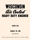 Wisconsin Th And Thd Engine Instruction Operators Service Parts Book Manual