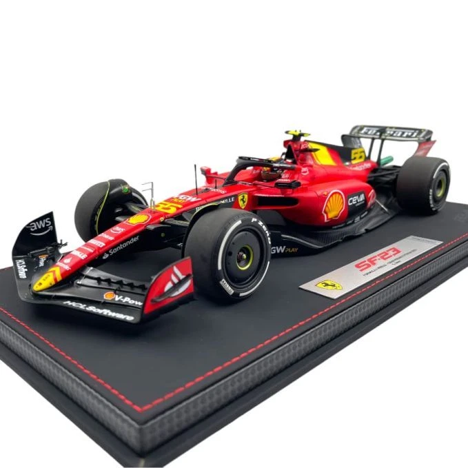 Modellino F1 BBR Models 1/18 Ferrari SF-23 Monza Gp 2023 Carlos Sainz #55 - Immagine 1 di 4