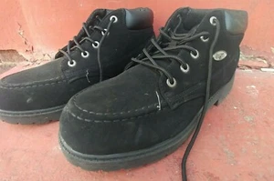 Lugz loot SR Synthetic suede lace up ankle boots men's 12 stickers still on - Picture 1 of 6