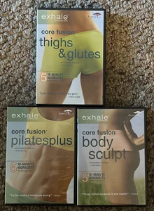 Exhale: Core Fusion Collection (DVD, 2010, 3-Disc Set) Workout Exercise Acacia - Picture 1 of 2