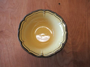 Metlox Poppytrail LA MANCHA GOLD Coupe Cereal Bowl 6" Yellow Brown 2 available - Picture 1 of 5