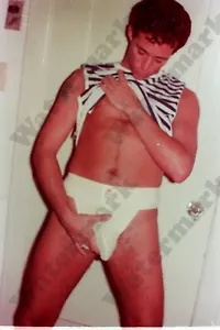 Vintage Male Model Handsome Man Beefcake 35mm film Negative W4o11 - Picture 1 of 1