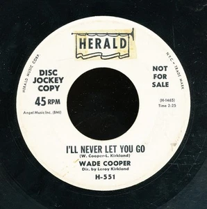 45pc-R&B - HERALD 551-Wade Cooper *****PROMO - Imagen 1 de 2