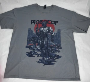 Loot Crate Robo Cop Graphic Mens 2 XL T-shirt Gray Short Sleeve Tee - Picture 1 of 4