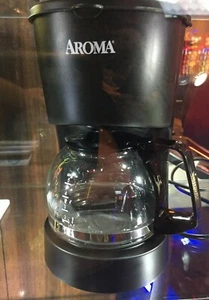 Aroma Macchina da Caffè 5 Tazze, Nero - Foto 1 di 6