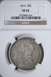 1810 Capped Bust Half Dollar NGC VF35 Super Original UERO - Picture 1 of 3