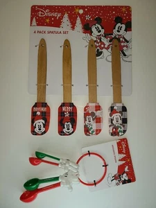 NEU Disney Weihnachten Backen 8" Spatel Minnie Mickey Mouse Hände Messlöffel - Bild 1 von 12