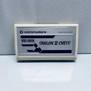 Scacchi Sargon II - Commodore VIC-20 - VIC-1919 - Solo cartuccia - Foto 1 di 3