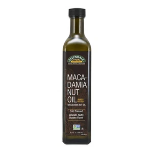 Aceite de cocina de nuez de macadamia en botella de vidrio - 16., probado en pureza, no transgénico - Imagen 1 de 3