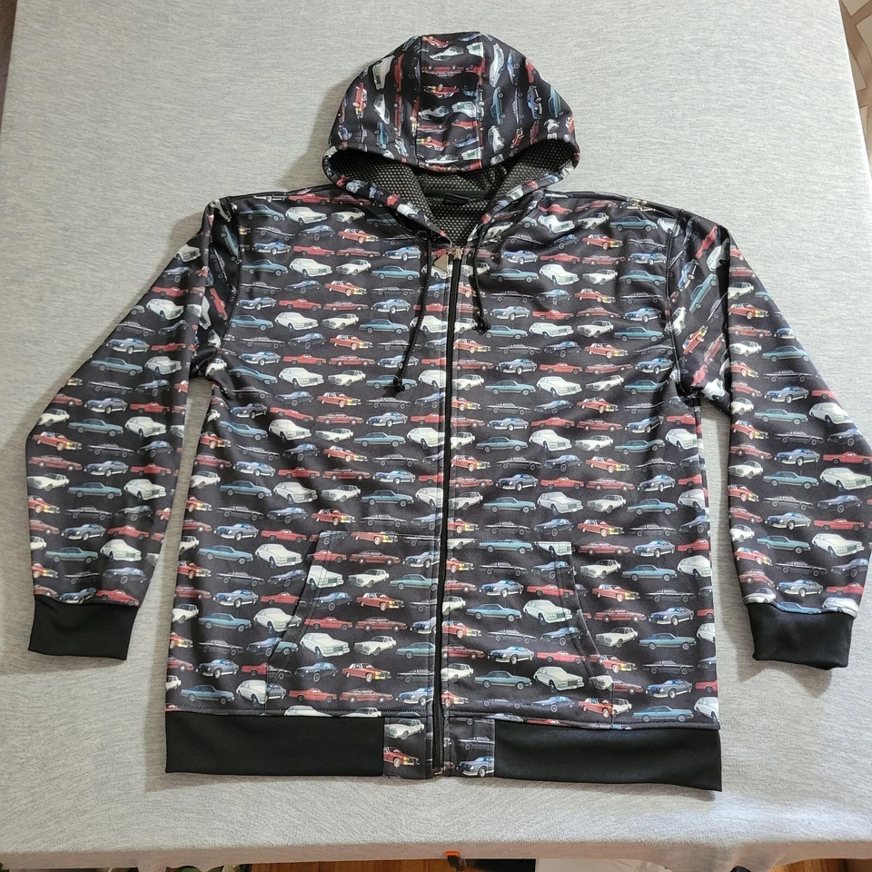 Куртка с капюшоном Upper Playground Classic Car All Over Print Dennis Kennedy размер XL - Изображение 1 из 4