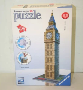 ravensburger 3D Puzzle Big Ben LONDON 216 Pieces JIGSAW - Picture 1 of 8