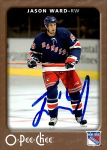 Jason Ward - Signed 2006-07 O-Pee-Chee Card #337 - Picture 1 of 1