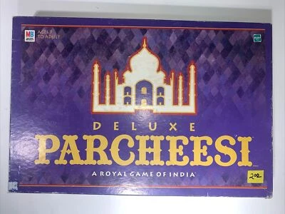 VTG PARCHEESI DELUXE EDITION Board Game Royal India(Pre-owned)(99% Complete) - Image 1 of 4