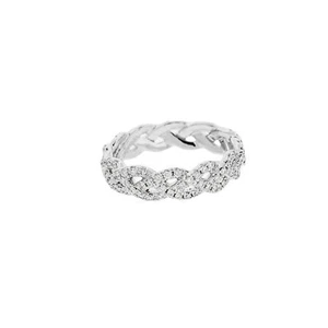 Verragio Eterna 4023 Diamond Eternity Band In 18K White Gold - Picture 1 of 5