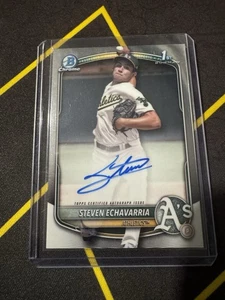 Steven Echavarria 2025 Bowman Baseball #CPA-SE 1st Bowman Chrome Prospect Auto - Bild 1 von 2