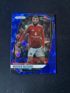 2024-25 Panini Prizm Premier League Noussair Mazraoui #139 Blue Ice /75 SP - Bild 1 von 2