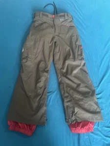 Burton Youth Snow Pants Ski Lined Winter Ski Cold Gear Brown Size Medium - Picture 1 of 12
