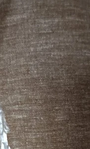 Irish linen brown fabric for suits, dresses 150 cm wide - Picture 1 of 2