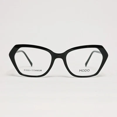 Gafas geométricas de titanio ultraligeras para mujer MODO 7049 en negro | 51 mm Foto 1 de 4