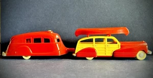 DIMESTORE DREAMS STATION WAGON CAMPER AND CANOE - Picture 1 of 14