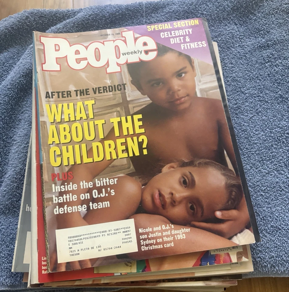 OCT 16 1995 PEOPLE mag UNREAD What About The Children? O.J.'S KIDS & DEFENSE  - Image 1 of 1