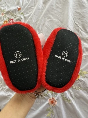 ZAPATOS SESAME STREET NIÑOS NIÑOS PEQUEÑOS TALLA 7/8 ROJO INTERIOR TELA ELMO BOTTO Foto 1 de 4