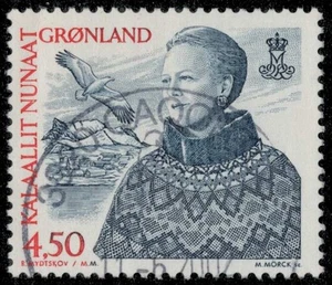 GREENLAND 367 - Queen Margrethe "2000 Red and Blue Grey" (pc28771) - Picture 1 of 1