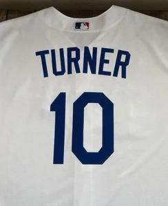 Camiseta Nike Dodgers Justin Turner #10 para hombre 2XL blanca 2XL Los Angeles MLB - Imagen 1 de 20