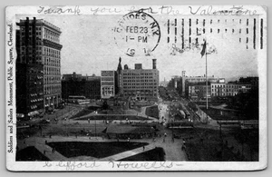 Vintage 1907 Cleveland Soldiers & Sailors Monument Postcard - Picture 1 of 2