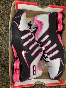 Nike Sneakers Shoes 501524-091 Black Shox NZ  EU women’s Size9.5 ￼ very rare - Picture 1 of 13