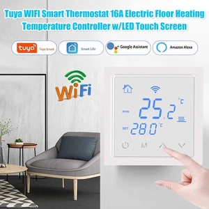 Tuya WIFI Termostato Inteligente 16A Controlador de Temperatura de Calefacción por Suelo Eléctrico - Imagen 1 de 18