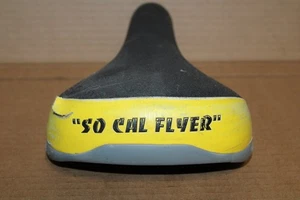 SE Racing SE Bikes SoCal Flyer SE Flyer Seat Saddle Black Yellow Bmx - Picture 1 of 7