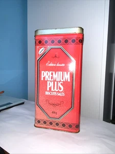 Lata de galletas saladas Christie's PREMIUM PLUS 1991 edición limitada de colección - ACEPTABLE - Imagen 1 de 20