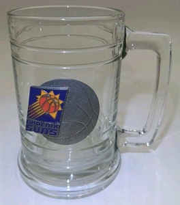 Distintivo metallo logo Phoenix Suns da collezione 12 oz vetro stile tazza birra Stein. - Foto 1 di 8