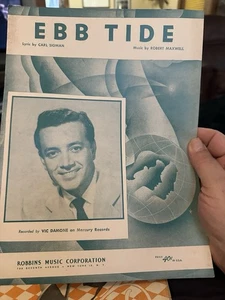 B 1953 Vic Damone Noten "EBB TIDE" von Robert Maxwell - Bild 1 von 2