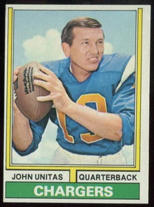 Fútbol americano Topps 1974 #150 John Unitas casi nuevo c01146 - Imagen 1 de 1
