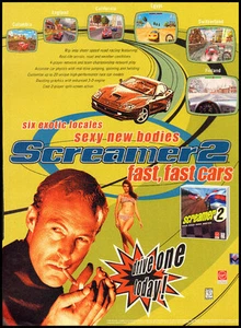 1997 magazine ad for 'Screamer 2' PC Game -24 - Picture 1 of 1