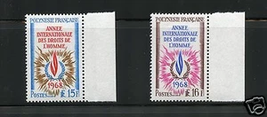 Estampillas de Polinesia Francesa MNH #243-244 - Imagen 1 de 1