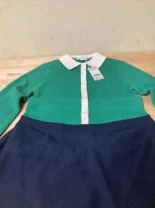 New Boden Rib Detail Knitted Mini Dress D0443 COL Size: 10R - Picture 1 of 3