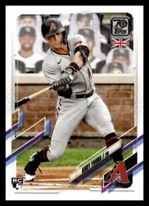 2021 Topps UK Edition Andy Young Rookie 210 Arizona Diamondbacks - Picture 1 of 2