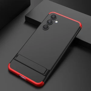 Per Samsung Galaxy S23 FE, custodia corazzata ibrida antiurto di lusso KickStand Cover - Foto 1 di 29