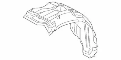 Protector contra salpicaduras delantero izquierdo Infiniti 2006-2010 M35 M45 X genuino 63843-EG000 Foto 1 de 2