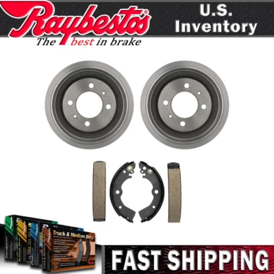 Rear Kit Brake Drums & Brake Shoes For 1995-1998 200SX - Raybestos - Image 1 of 4
