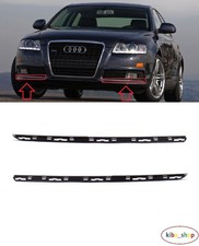 right AUDI A6 C6 2008-2011 NUOVO Paraurti Anteriore Stampaggio Trim holder frame left